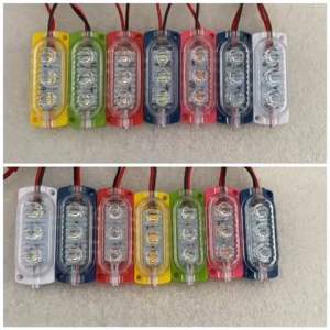 Lampu Led Modul Kolong 24 Volt Nyala Diam dan Kedip 3 Led 1x3