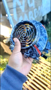 Forged merah biru Tutup kipas beat karbu scoopy karbu