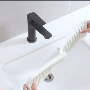 (3 Sizes) Kitchen Faucet Thickened Silicone Splash Pad / Customizable Utensils & Gadgets Drainer Pad / Bathroom Water Sink Tap Self Draining Waterproof Faucet Mat