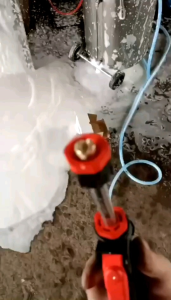 ถังฉีดโฟม งานคาร์แคร์ การฉีดพ่นโฟม สีแดงดำ ใหม่ สำหรับการฉีดพ่นโฟม ปืน มาใหม่