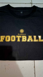 T-SHIRT KAOS PSS SLEMAN MOVE FORWARD GOLD SABLON PLASTISOL