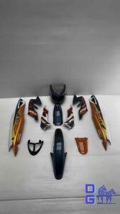 ชุดสีแดชตัวใหม่ Dash new ปี 2001 สีเขียวส้มขาว (ชุด 12 ชิ้น) พร้อมติดสติกเกอร์