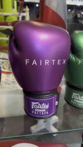 Fairtex BGV22 Metallic Muay Thai Boxing Gloves with Acrylic Fairtex Bag