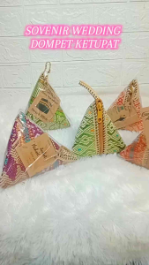 Souvenir Dompet Prisma Songket: Souvenir Nikah Berkualitas