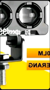 Lampu Tembak SQL 2 LED Mata Laser Putih-Kuning Waterprof Original 12 Volt