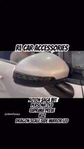 Proton saga vvt persona old preve suprima iriz dragon scale side mirror led lamp tail door foot light drl bodykit body kit