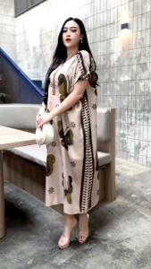 Daster Lowo Jumbo LD 120cm Bahan Rayon Adem - Daster Lowo Jumbo Busui Terbaru - Gimix.id