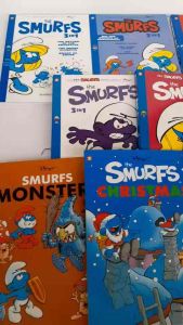 The Smurfs หนังสือการ์ตูน graphic novel ภาษาอังกฤษ เซต 8 เล่ม