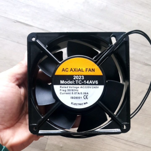 Quạt Model: TC-14AV6 Điện áp 220vAC-12w Kích thước 12x12x4cm