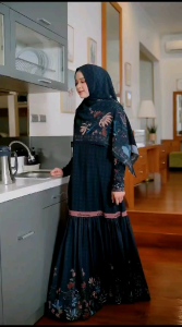 ELDEENA MECCA SARIMBIT Gamis Syari Family set / Serimbit Mecca eid Series By eL.Deena. Nazra Sha