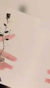 Classical metal rose hairpin🎀