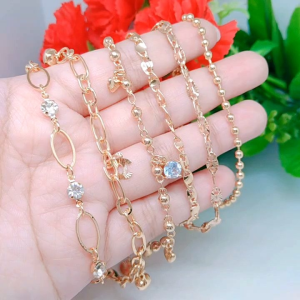 Gelang Tangan Jurai Rantai Wanita Dewasa Simpel Elegan Aksesoris Premium