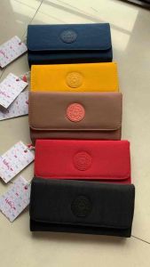 Kipling long Wallet limited original quality magnetic fabric wallet multi card picture wallet #6606