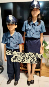 CAREER COSTUME Police/Pulis for Kids BOY and GIRL 3 to 16yrs old