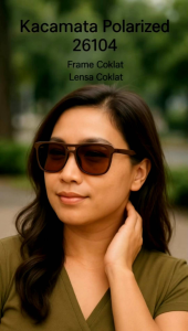 Paket Kacamata Box+Air Kacamata Hitam Lensa Polarized Pria Wanita Dewasa ORI 100% Tembus Air Polaris Anti UV 400