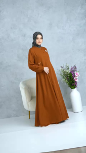 Desain Dress Elegan Louisaminorca oleh Nadheera