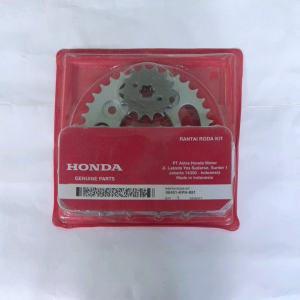 Gear Gir Rantai Roda 1 Set Honda Kharisma - Supra X 125 - Batman Kode 06401-KPH-881