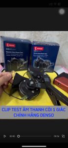 Còi Sên Ô Tô 1 Giắc Chống Nước DENSO Chính Hãng Gắn Xe Toyota Mazda Mitsubishi - Kèn Sò 1 Giắc Mã JK2720007700/HM2730000410