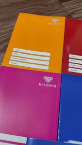 Writing Notebook Diamond (80 Leaves)