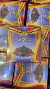 AR7 Berry ( hộp 15 gói ) hàng chính hãng thái lan giúp làm sạch mạch máu thải độc cơ thể.