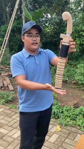 Golok Banten 40 cm Asli Baja: Kuat Super Tangguh Untuk Berkebun & Tebang Bambu