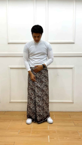 SARUNG BATIK MOTIF ANYAMAN PRINTING PEKALONGAN SARUNG SANTRI DEWASA MUSLIM PRIA TERLARIS