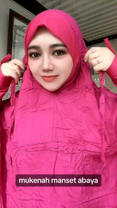 MUKENA HADRAMAUT MALAYSIA DAGU ANTEM/ mukenah dewasa rayon terusan polos dagu jumbo size