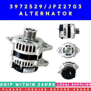 CUMMINS ALTERNATOR 3972529 JFZ2703 [LOCAL STOCK. READY TO SHIP WITHIN 24HRS.] FOR ENGINE 4BT 6BT 6CT 28V 70A