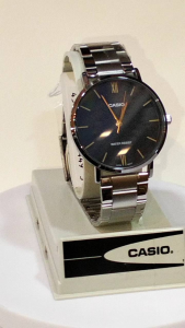 CASIO MENS SILVER MTP VT01D 1B