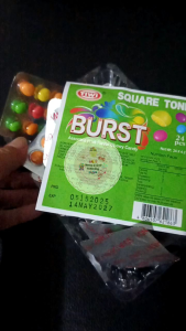 BURST ASSORTED FRUIT FLAVOR CHEWY CANDY (24PCS)