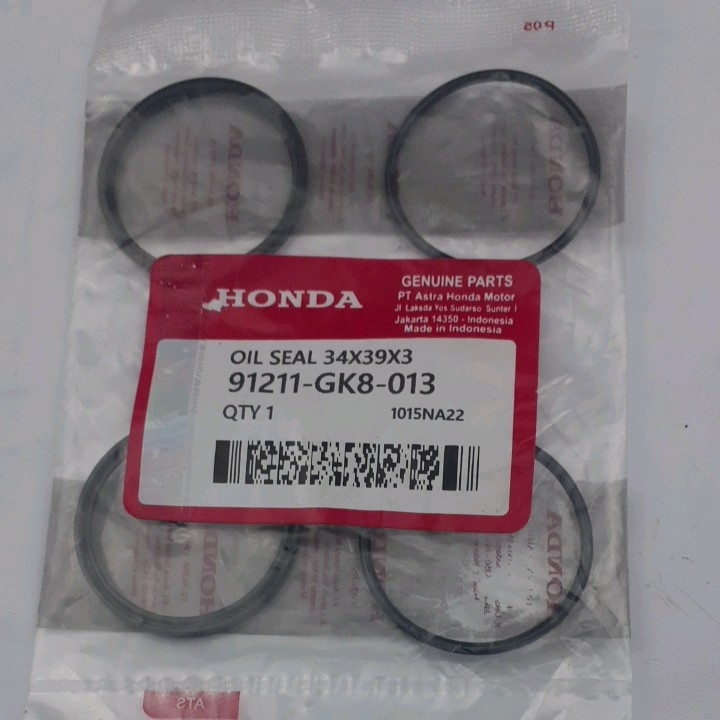 Seal Pully Beat - Seal Oli Honda Beat - Scoopy - Spacy Karbu - Beat Fi 91211-GK8-013