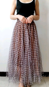 9211 COLETTA PLAID TULLE SKIRT – ROK TILE – ROK TUTU DEWSA – ROK IMPORT – ROK KEMBANG – ROK MEKAR – ROK BULAT – ROK KEKINIAN – FASHION TREND – TIKTOK – SELEBGRAM FASHION – FASHION KOREA