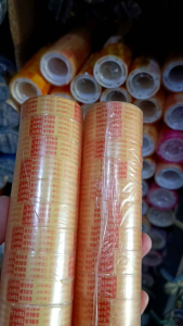 solatif kado/solatif gold tape/perekat kertas dan plastik/12pcs