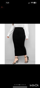 Plus Size Maxi Skirt - MS