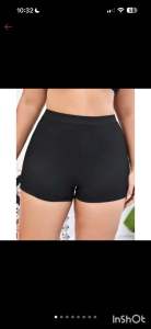 Plus Size Cycling Short Plus Size Booty Short - PLAIN SHORT PS