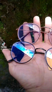 Kacamata Minus Lensa Anti Radiasi Frame Besi Untuk Pria dan Wanita