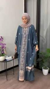 Gamis Wanita Dewasa Terbaru 2025 Kaftan Wanita Simple Elegan Rayon Premium Dress Dwasa Kekinian Mewah Elegan Kondangan Viral