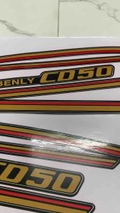 Bộ tem honda CD 50 Benly hàng nhập Thái Lan chất lượng cao dành riêng cho dòng xe này  tem màu sắc cực đẹp và bền giá bán cực tốt bán lẻ như bán sỉ