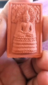 พระนาคปรกซ้อนปรกโพธิ์ เนื้อผงพระหนาๆสวยๆ