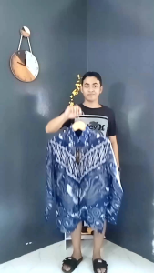 Kemeja Batik Solo Pria Lengan Panjang Katun Sanforis Lapis Furing