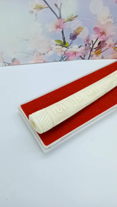 Once pipa tulang kerbau ukir aksara Jawa F72