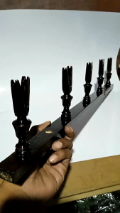 standar sensitif bahan kayu joran timbang cabut pahul + palang depan
