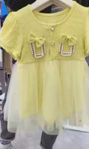 2-5yrs Baby Princess Tulle Dress Summer Baby Puffy Mesh Dress 2-5岁宝宝公主纱裙夏季宝宝连衣裙儿童纱裙连衣裙