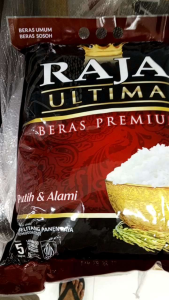 RAJA ULTIMA Beras Slyp Super Premium 5kg – Beras Putih Pulen Wangi Berkualitas