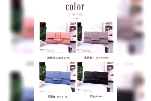 Women Long Wallet Purse Multi-slot Zip Large Capacity Nice Design Quality