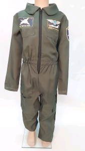 READY STOCK Cosplay Kids Children Air Force Uniform Tentera Udara Occupation Career Front-liner Costume Pakaian Hari Kerjaya