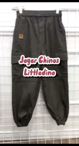 2-8 th Little Dino Chinos Jogger Blackhawk sz 2-12