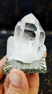 Natural Precious Brazil White Quartz Crystal Cluster Ornament #Collection #Crystal #Quartz