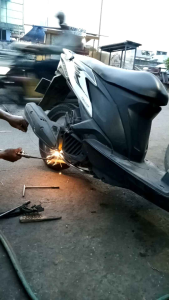 Leher Knalpot Honda Vario 125 Old non LED Tebal Berkualitas