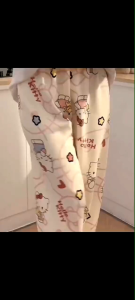 Plus Size 27-34 Cotton Spandex Pajama Sleepwear Pants Adult Women Design(kapal)